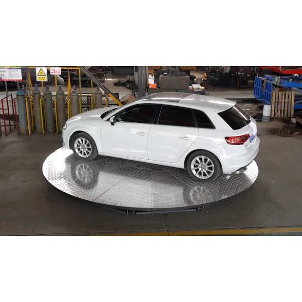 Space Saving Easy Turn Driveway Rotating Car Platform